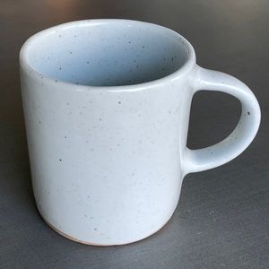 BLUE PHEASANT Stoneware MARCUS White I Palest Gray 9 oz MUG